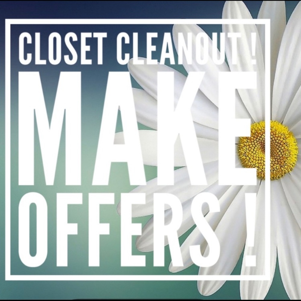 Closet Cleanout! Make offers on items & bundles!